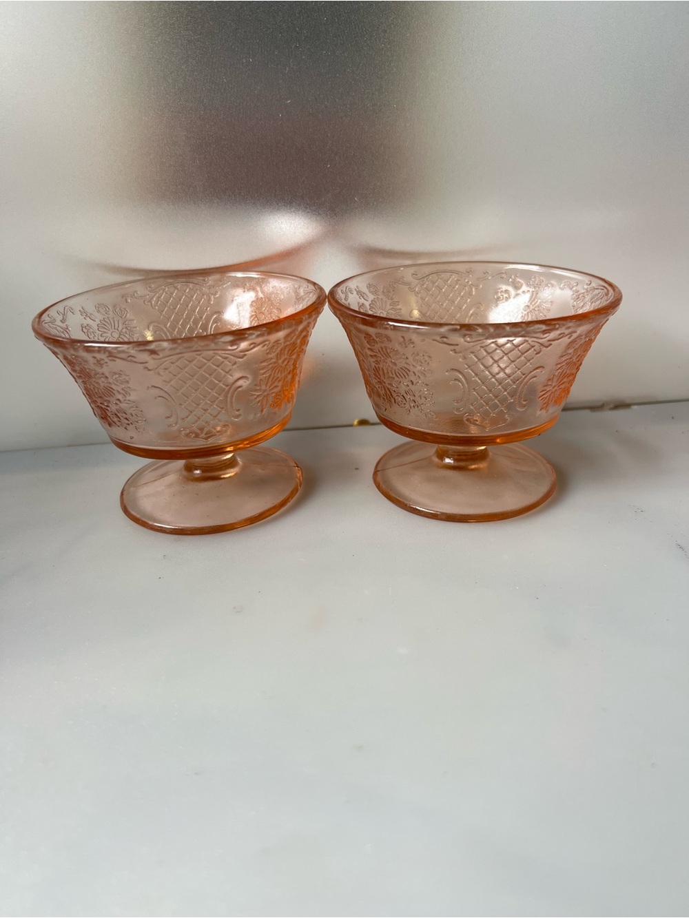 1930’s Depression Glass Sherbet Cups